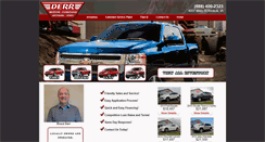 Desktop Screenshot of derrmotorco.com